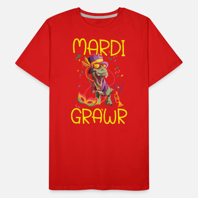 Mardi Grawr Mardi Gras Celebration Dinosaur Lover