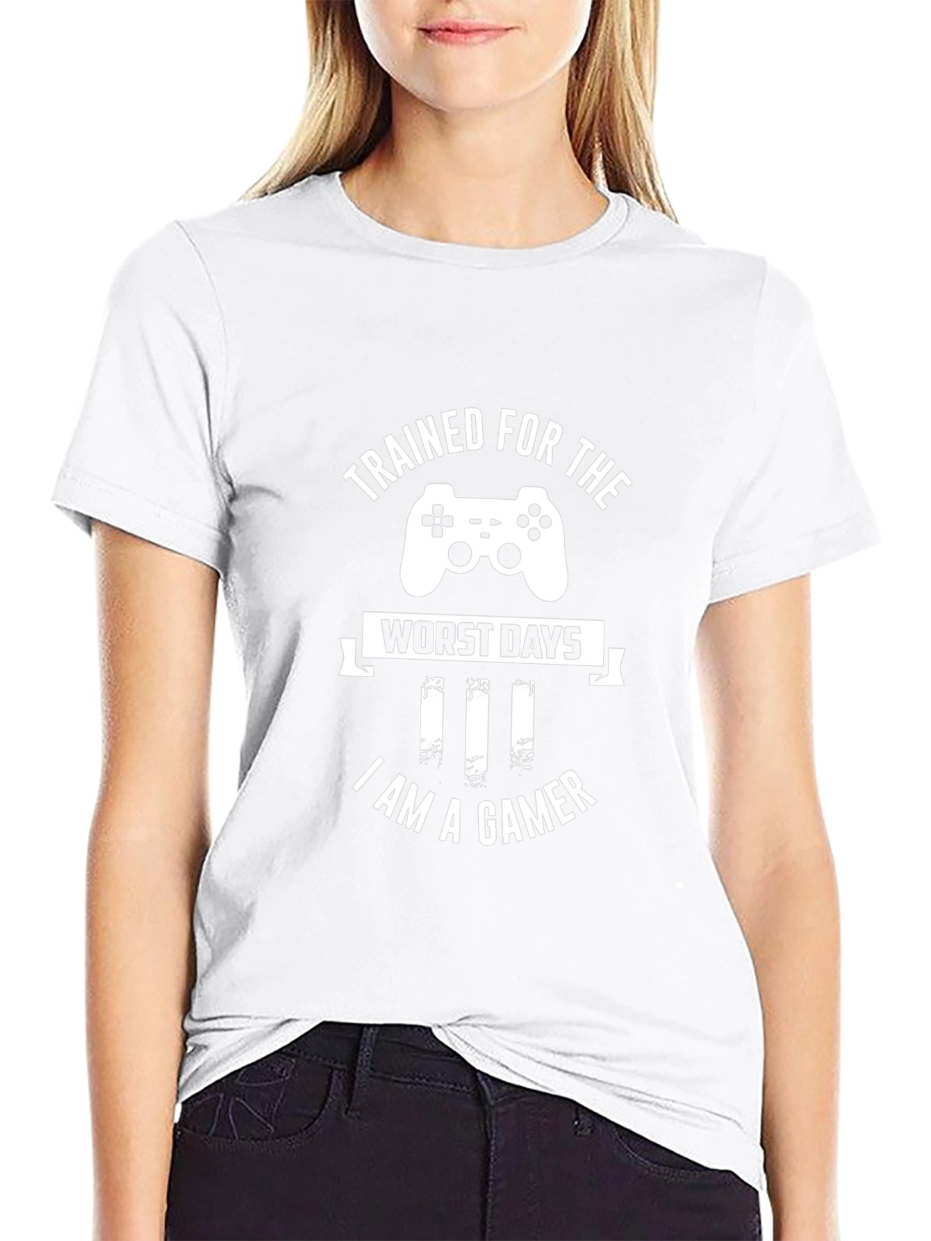 Trained For The Worst Days Gamer T-Shirt