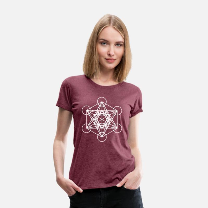 Metatron Cube Symbol Metaphysics Long Sleeve Shirt
