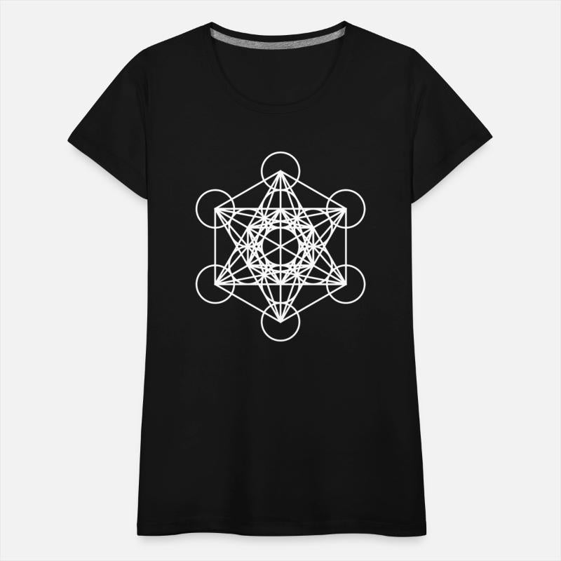 Metatron Cube Symbol Metaphysics Long Sleeve Shirt