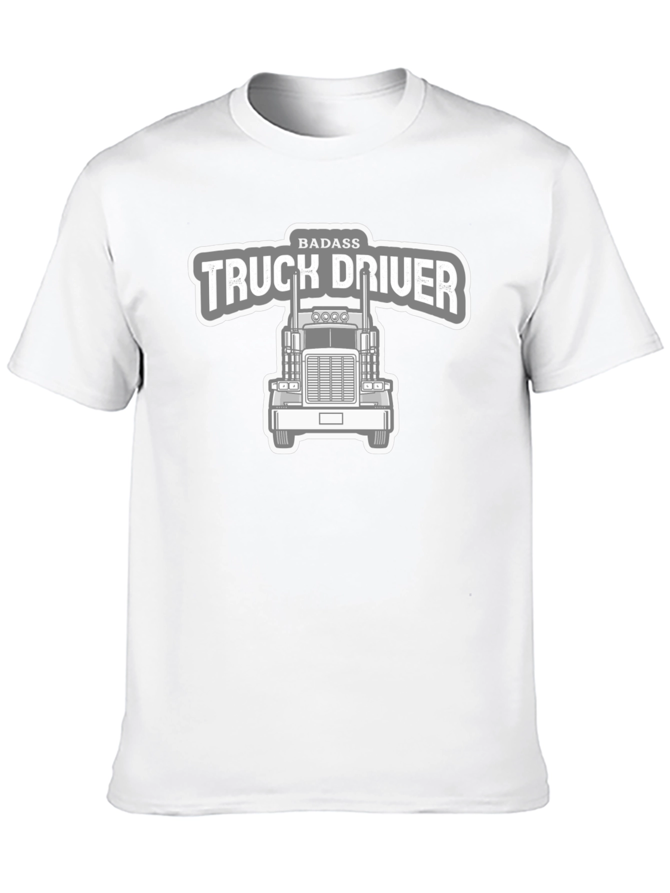 Badass Truck Driver Graphic Tee - Black