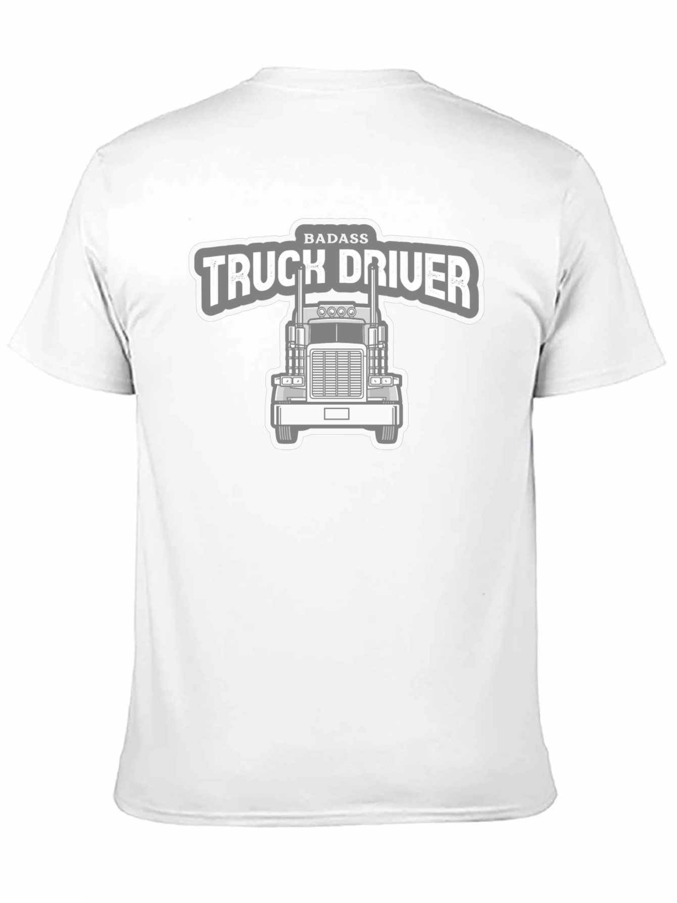 Badass Truck Driver Graphic Tee - Black