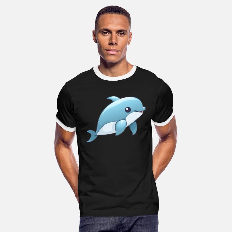 Minimal Cute Sea's Queen Dolphin