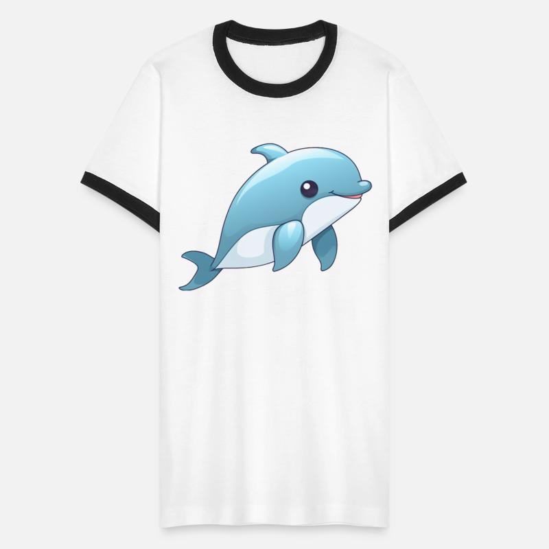 Minimal Cute Sea's Queen Dolphin