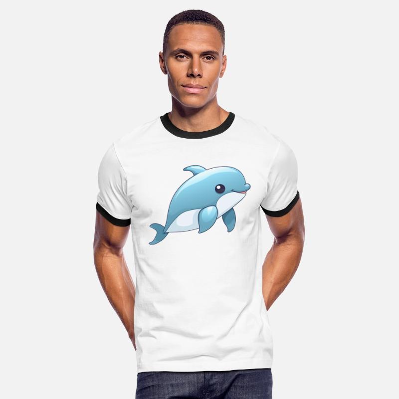 Minimal Cute Sea's Queen Dolphin