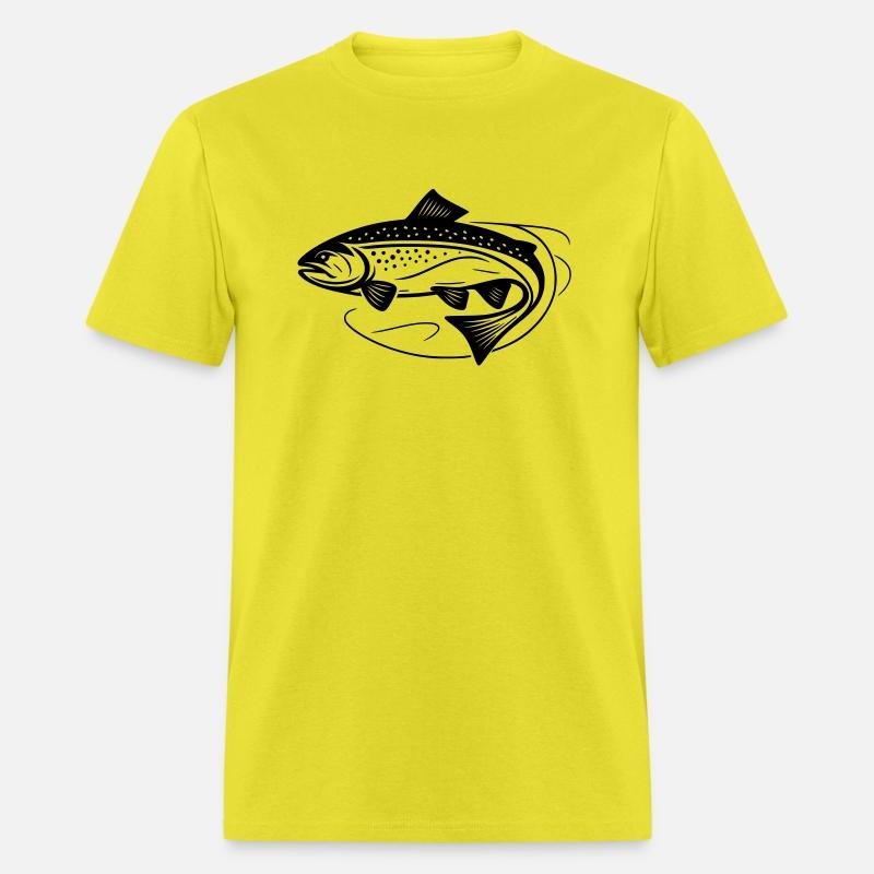 Minimalist Black Trout Vector Illustration path19