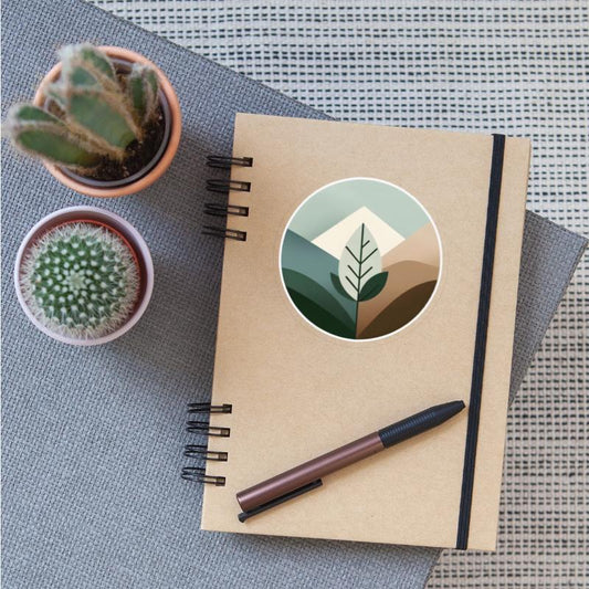 Minimalist Mountain Circle