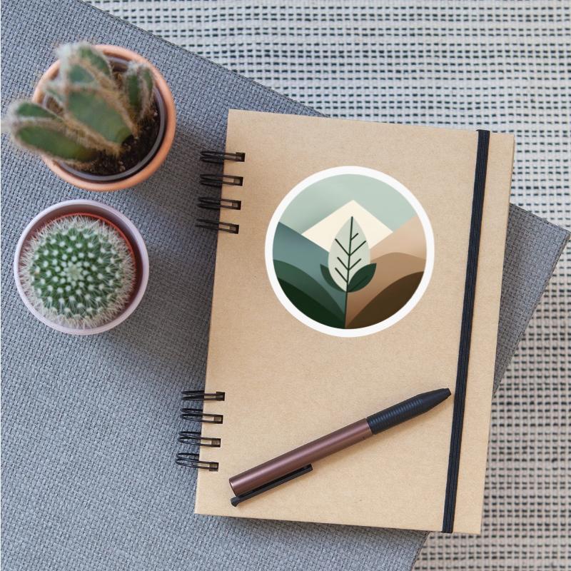 Minimalist Mountain Circle