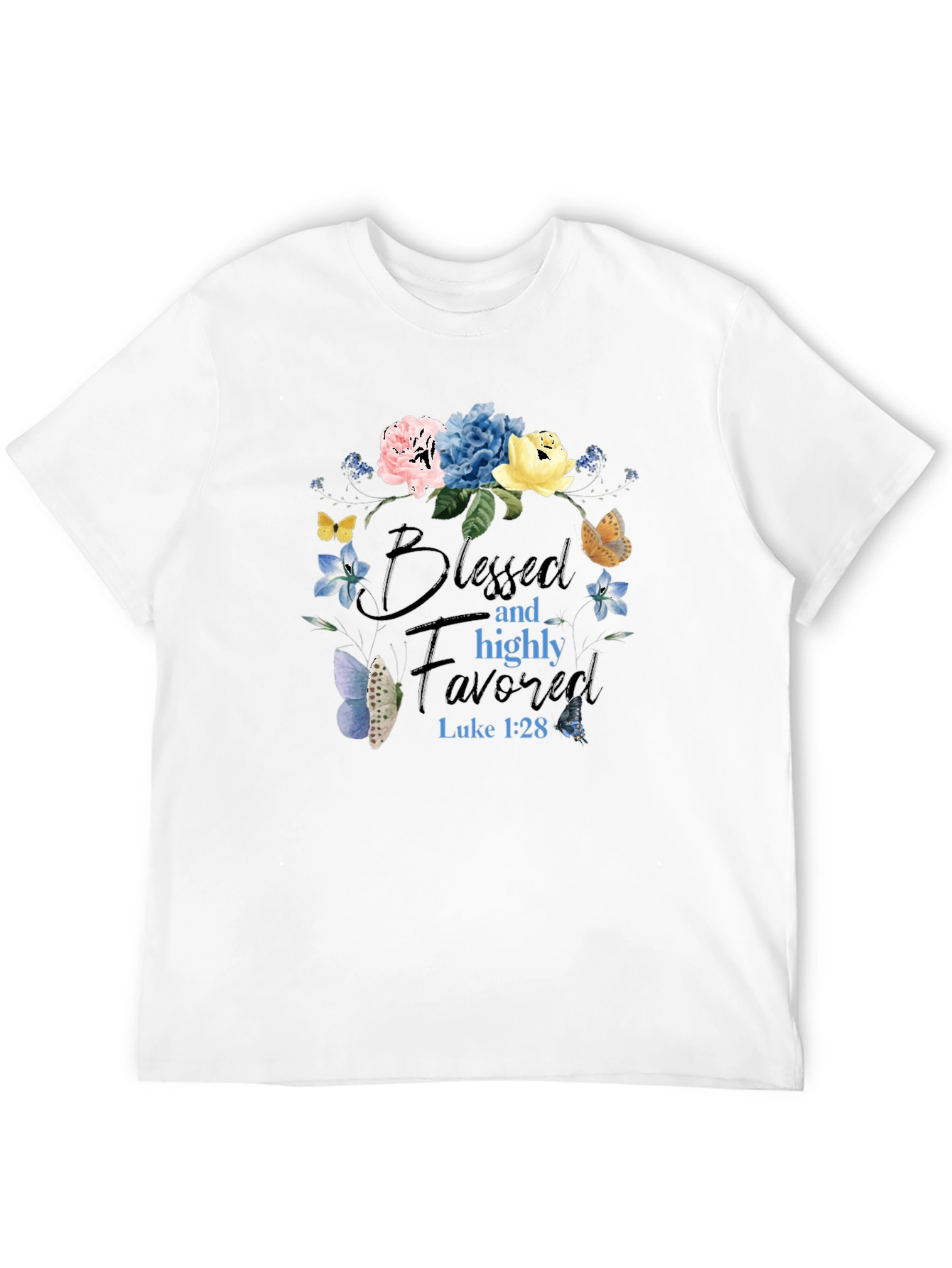 Blessed and Highly Favored Graphic Tee