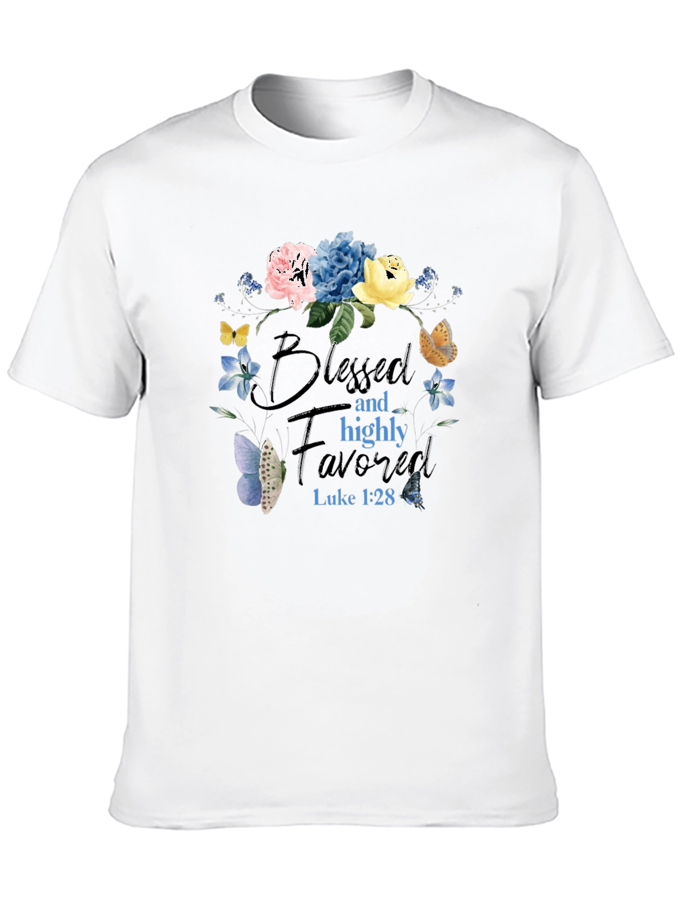 Blessed and Highly Favored Graphic Tee