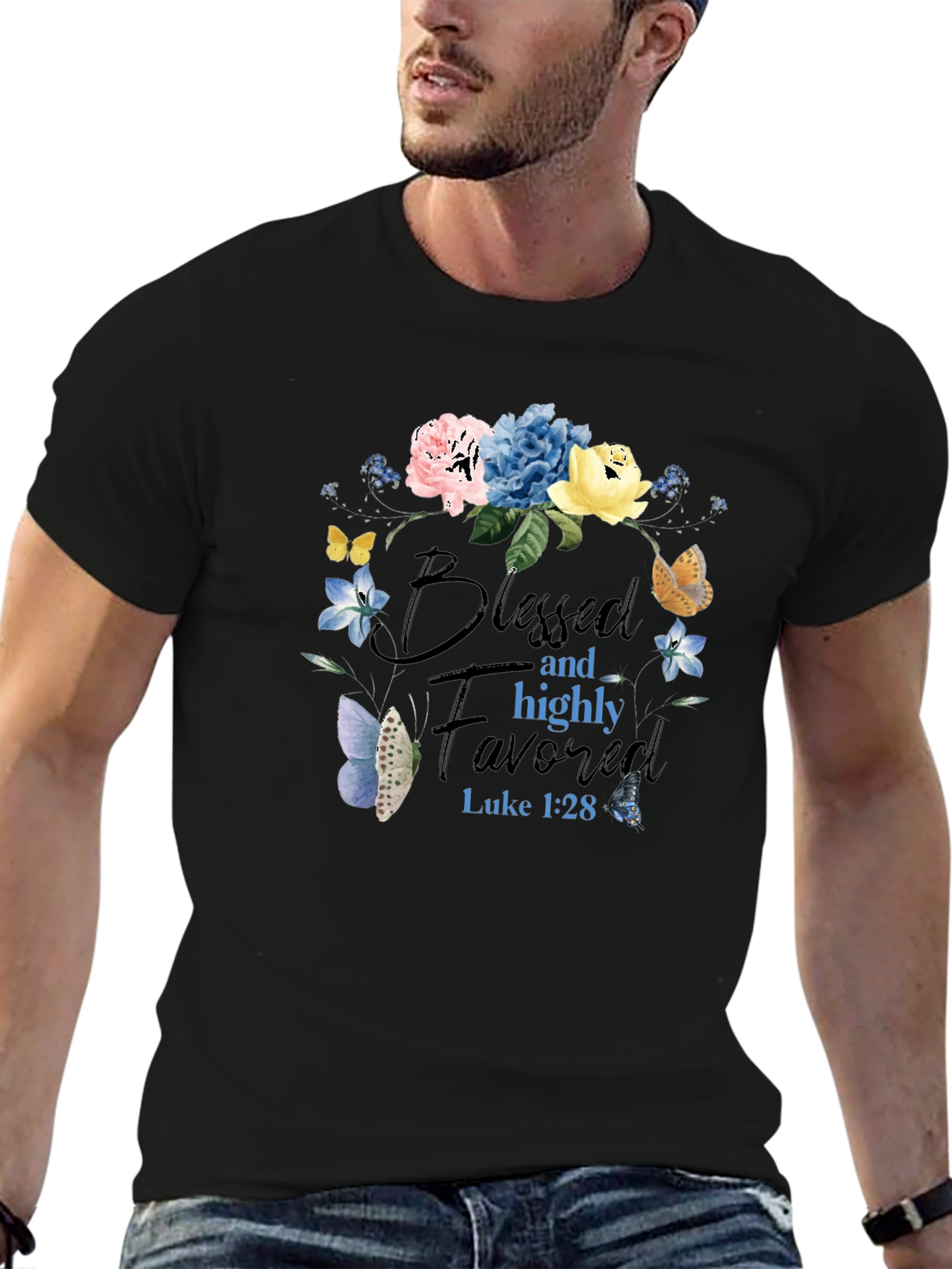Blessed and Highly Favored Graphic Tee