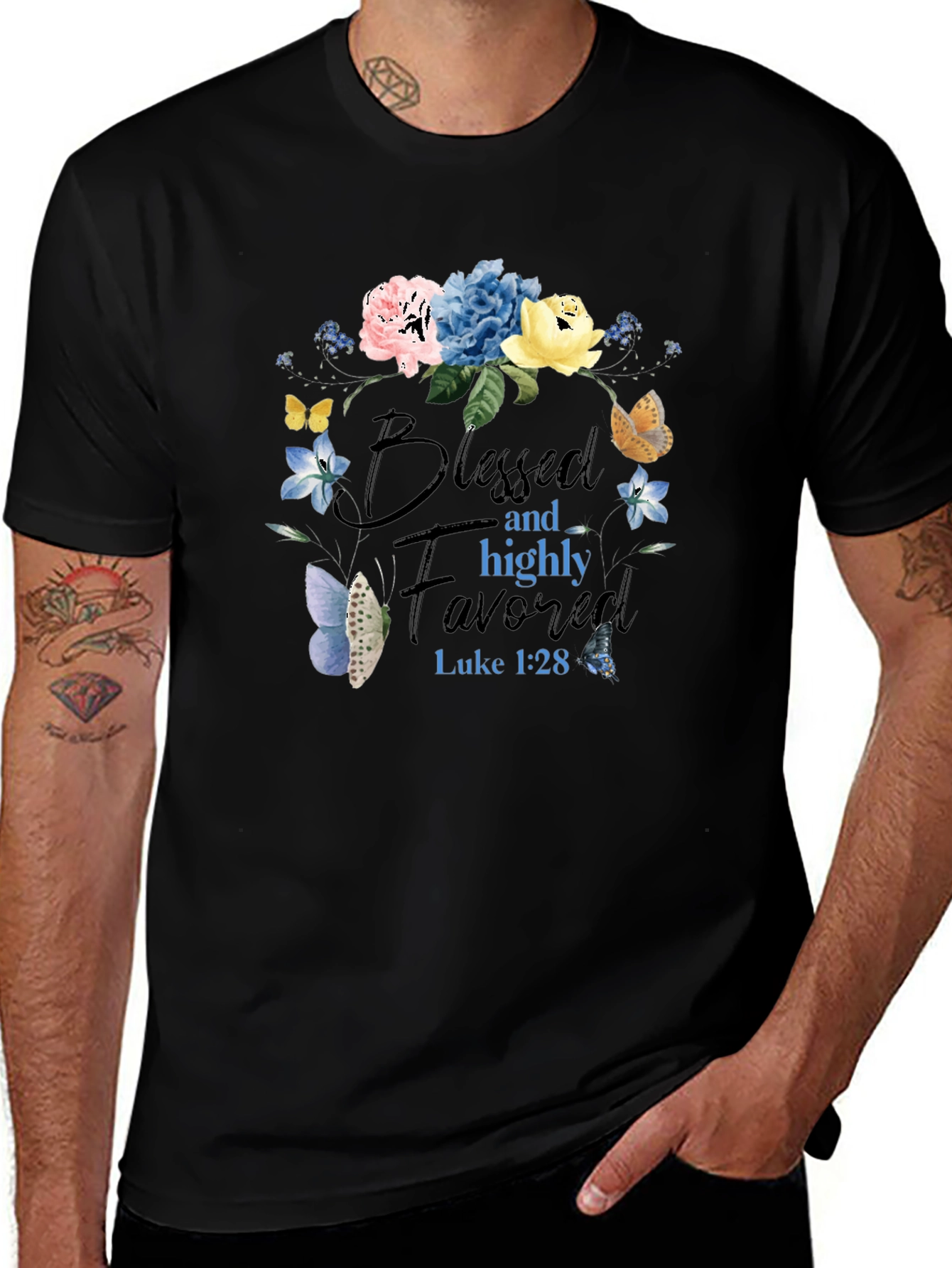 Blessed and Highly Favored Graphic Tee