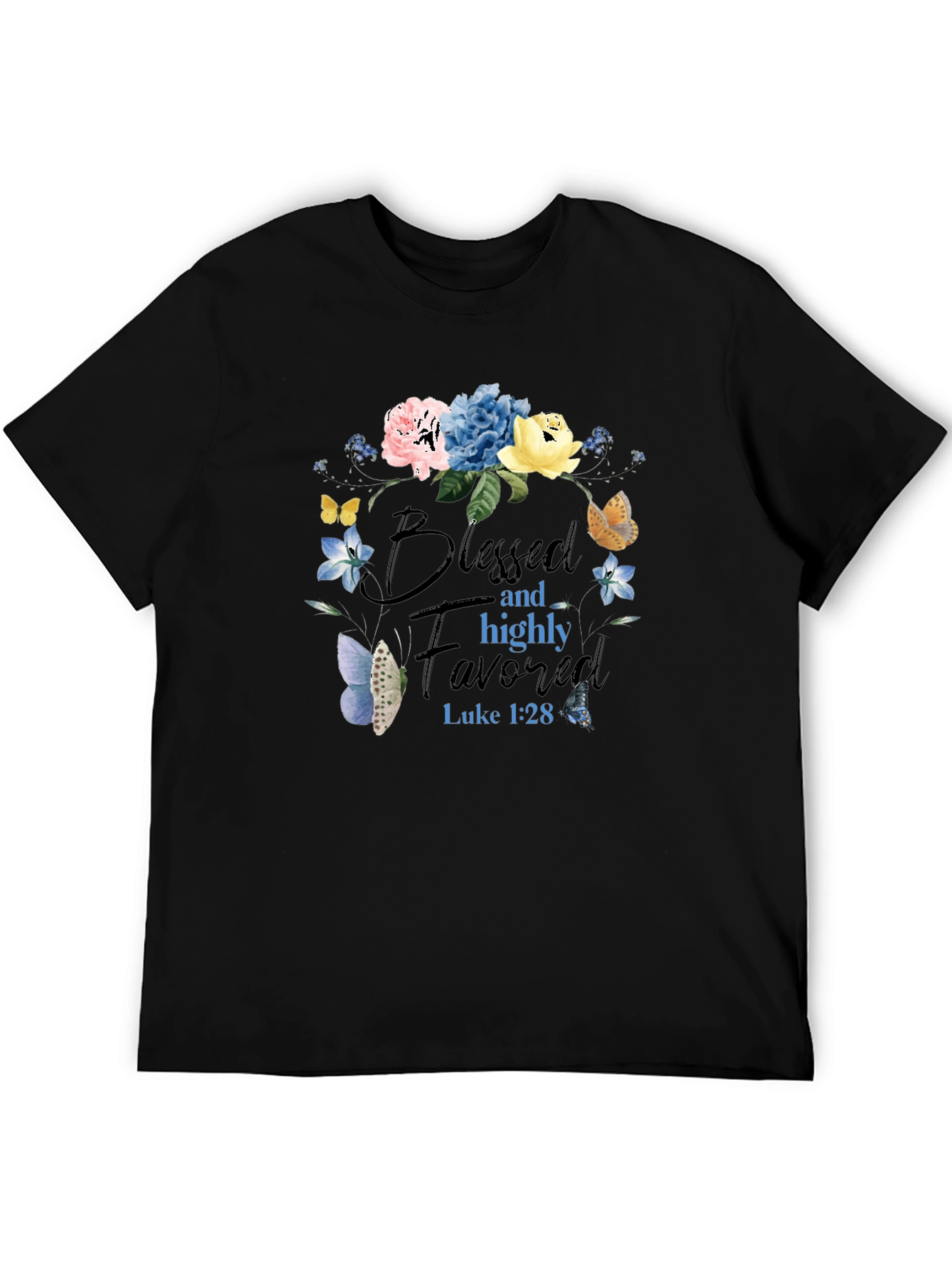 Blessed and Highly Favored Graphic Tee