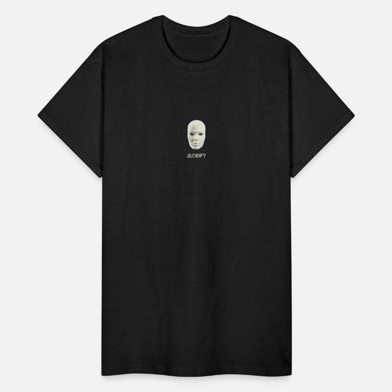 Modern Aesthetic Face Mask T Shirt Print