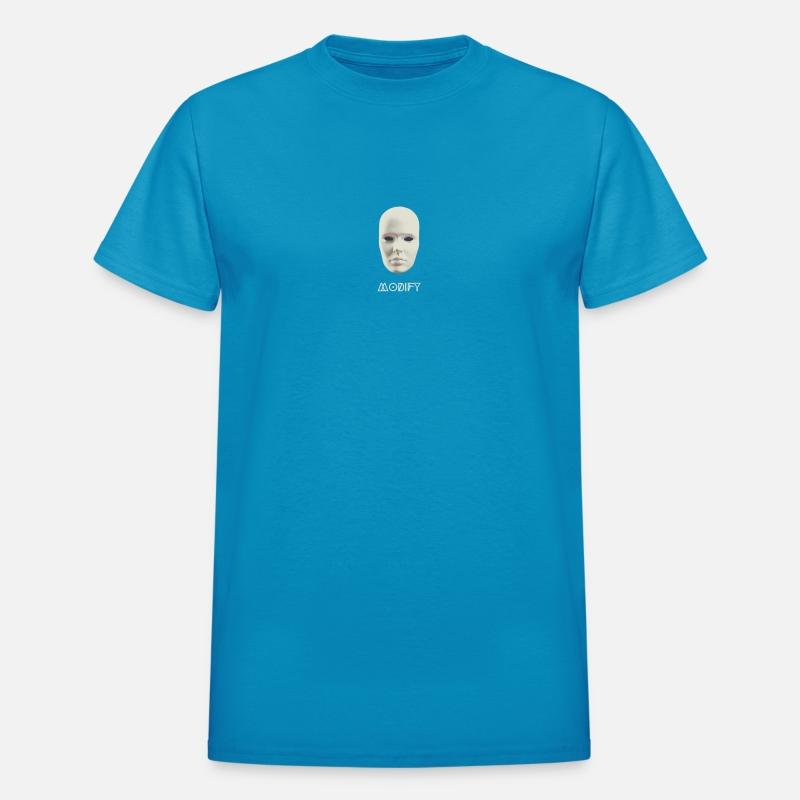 Modern Aesthetic Face Mask T Shirt Print