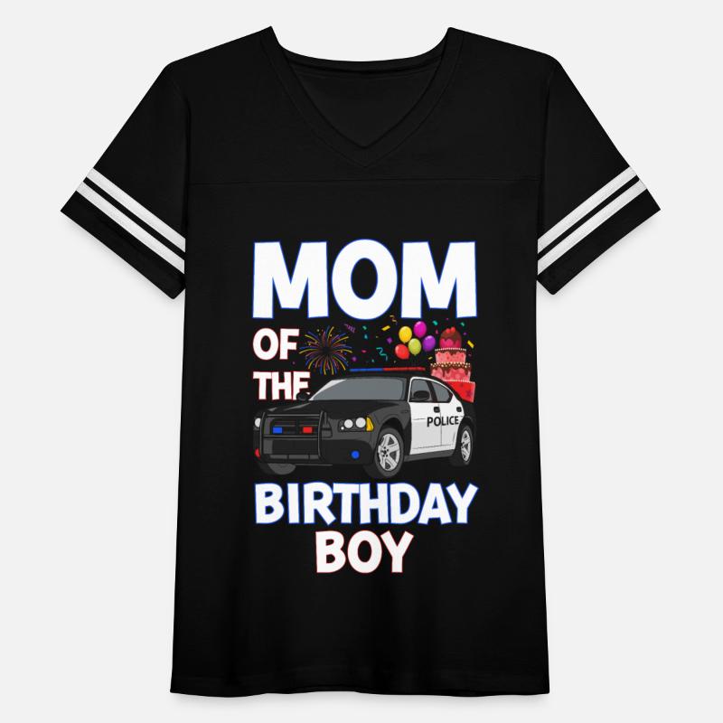 Mom Birthday Boy Police Officer Law Enforcement