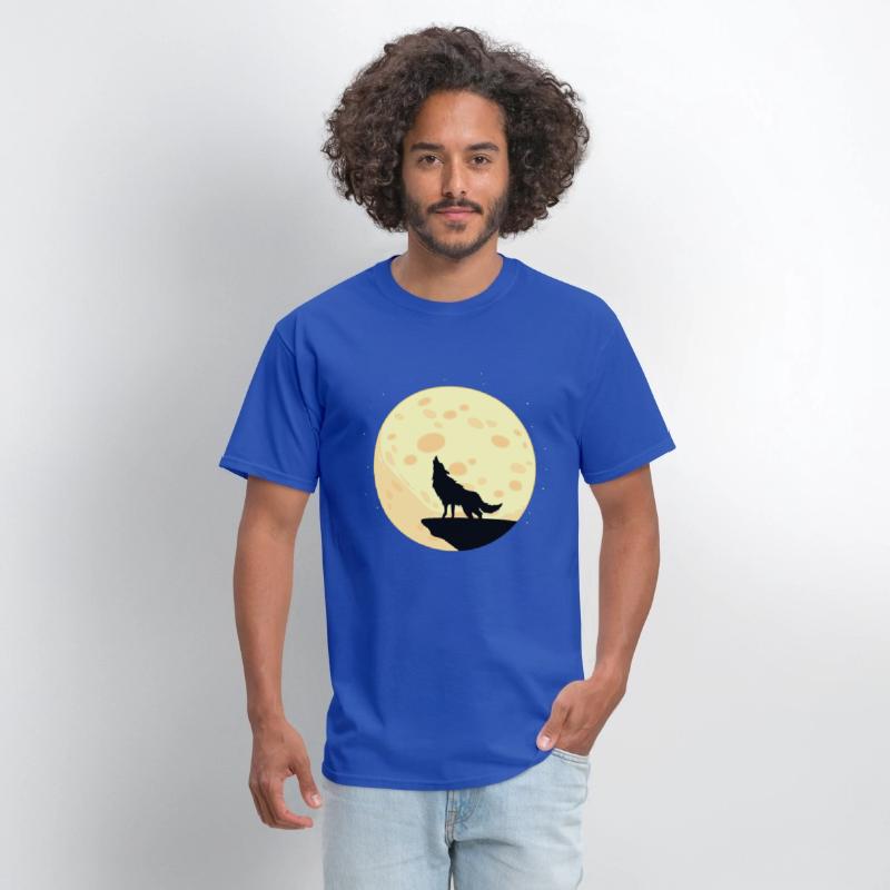 Moon Wolf Animal Lover Gift