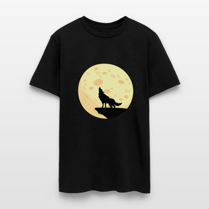 Moon Wolf Animal Lover Gift