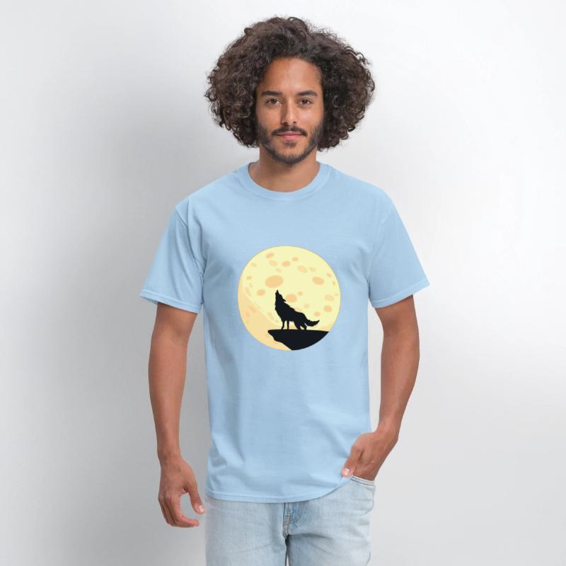 Moon Wolf Animal Lover Gift