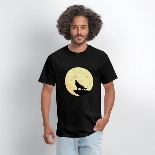 Moon Wolf Animal Lover Gift