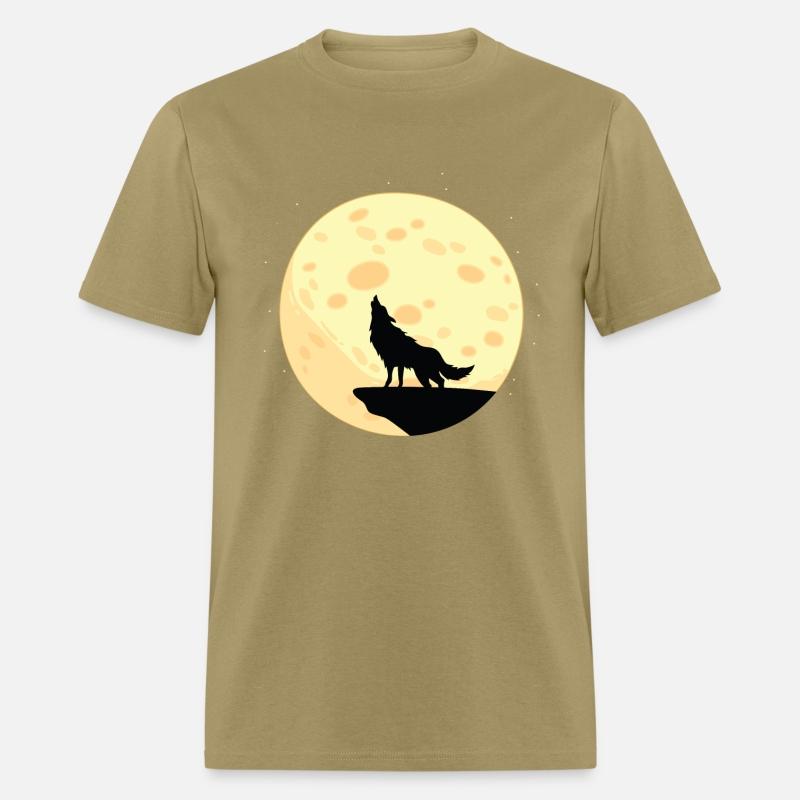 Moon Wolf Animal Lover Gift