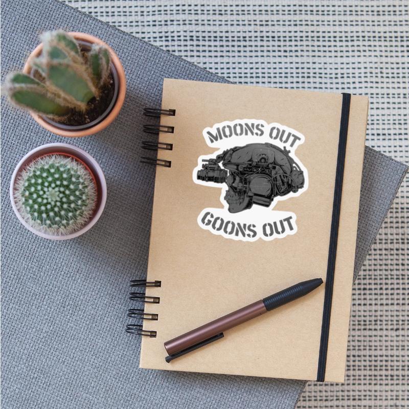 Moons Out Goons Out ull Helmet Nvgs Military 'S