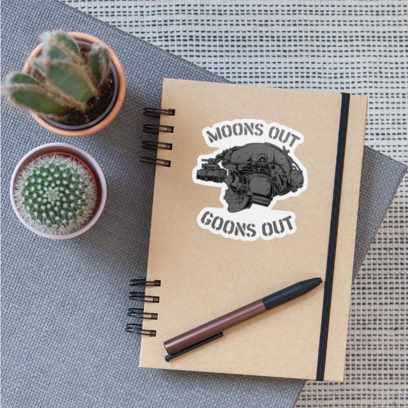 Moons Out Goons Out ull Helmet Nvgs Military 'S