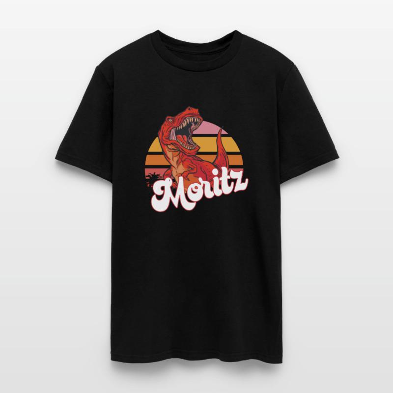 MORITZ - Lovely boy name with T-REX dino