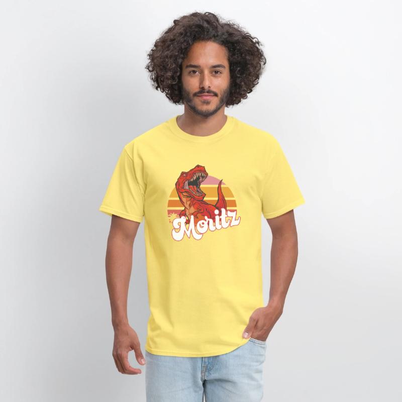 MORITZ - Lovely boy name with T-REX dino