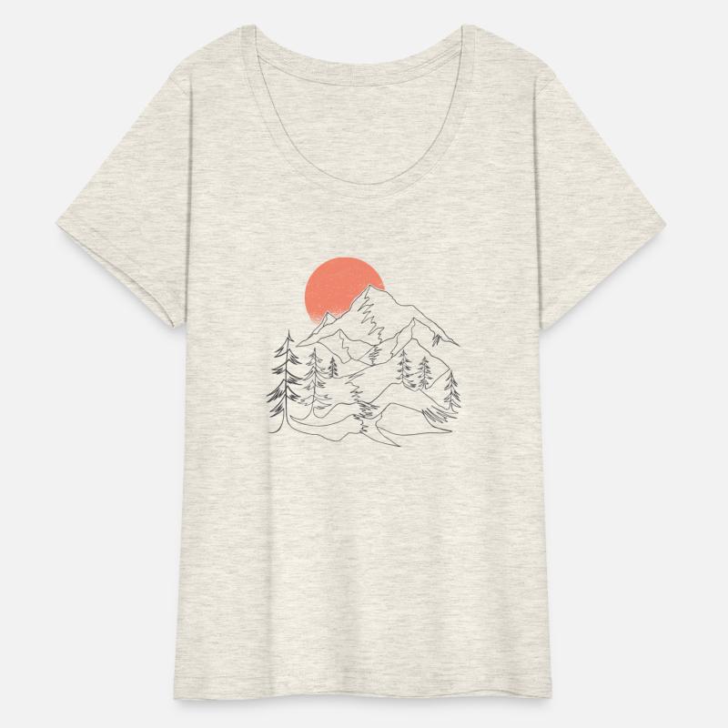 Mountain Landscape with Sunset