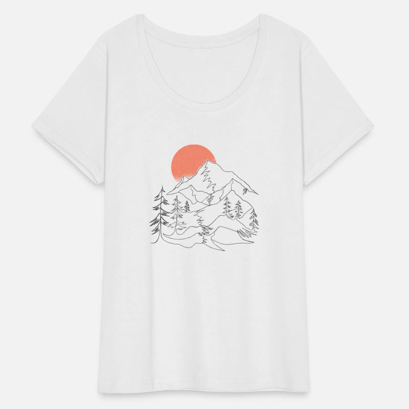 Mountain Landscape with Sunset