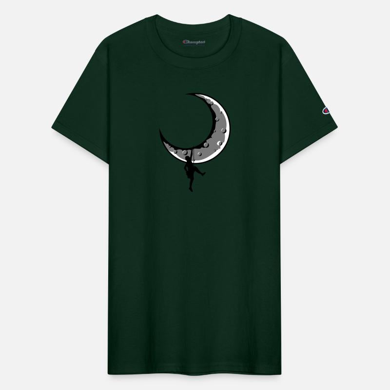 Mountaineer logo moon climber