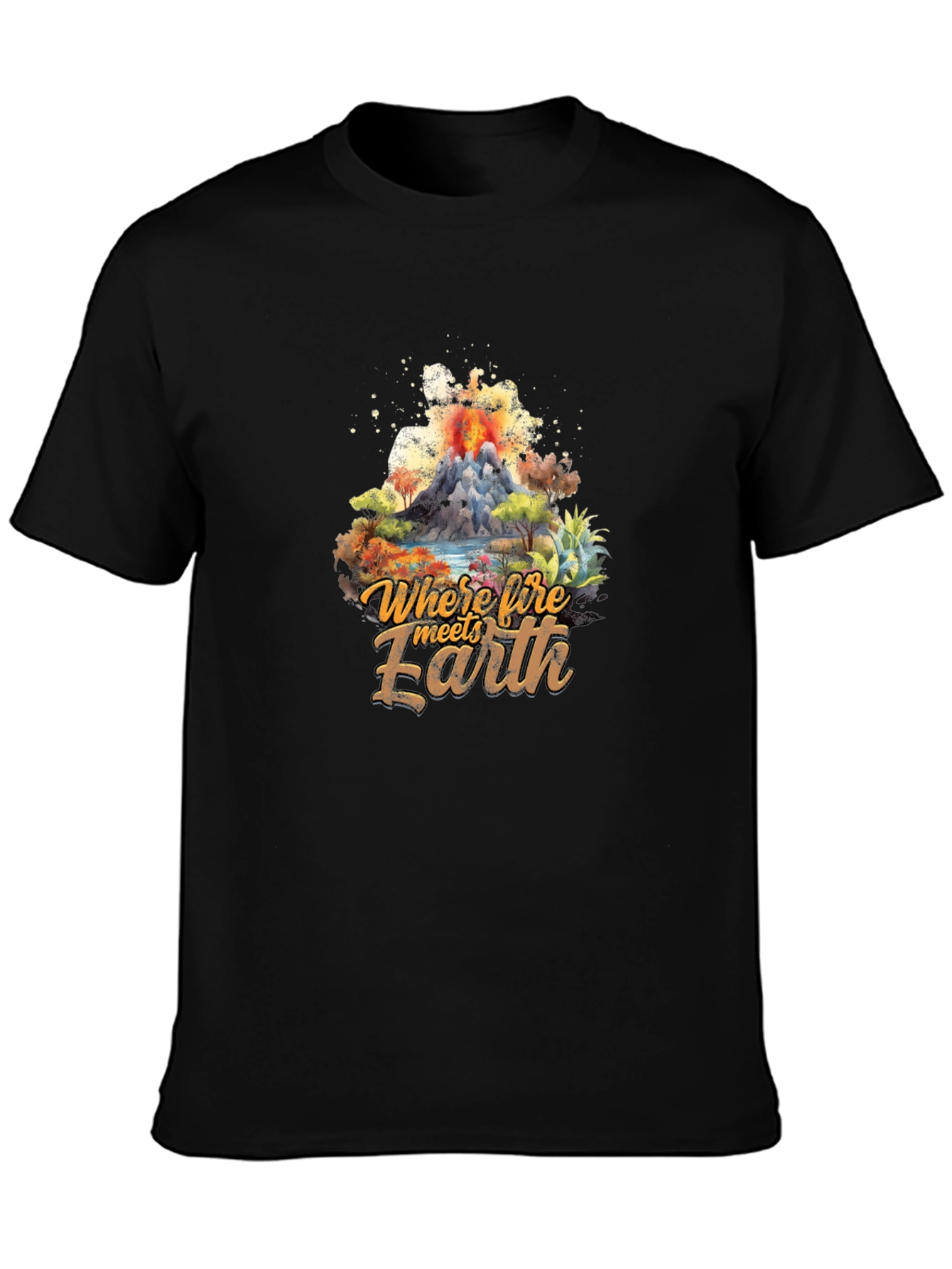 Where Fire Meets Earth Graphic Tee