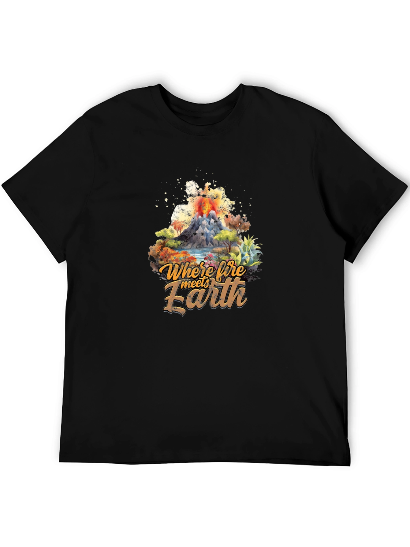 Where Fire Meets Earth Graphic Tee