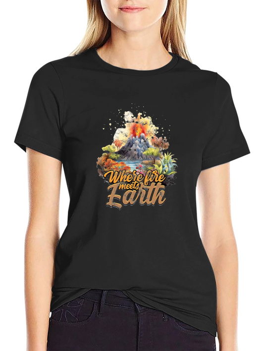 Where Fire Meets Earth Graphic Tee