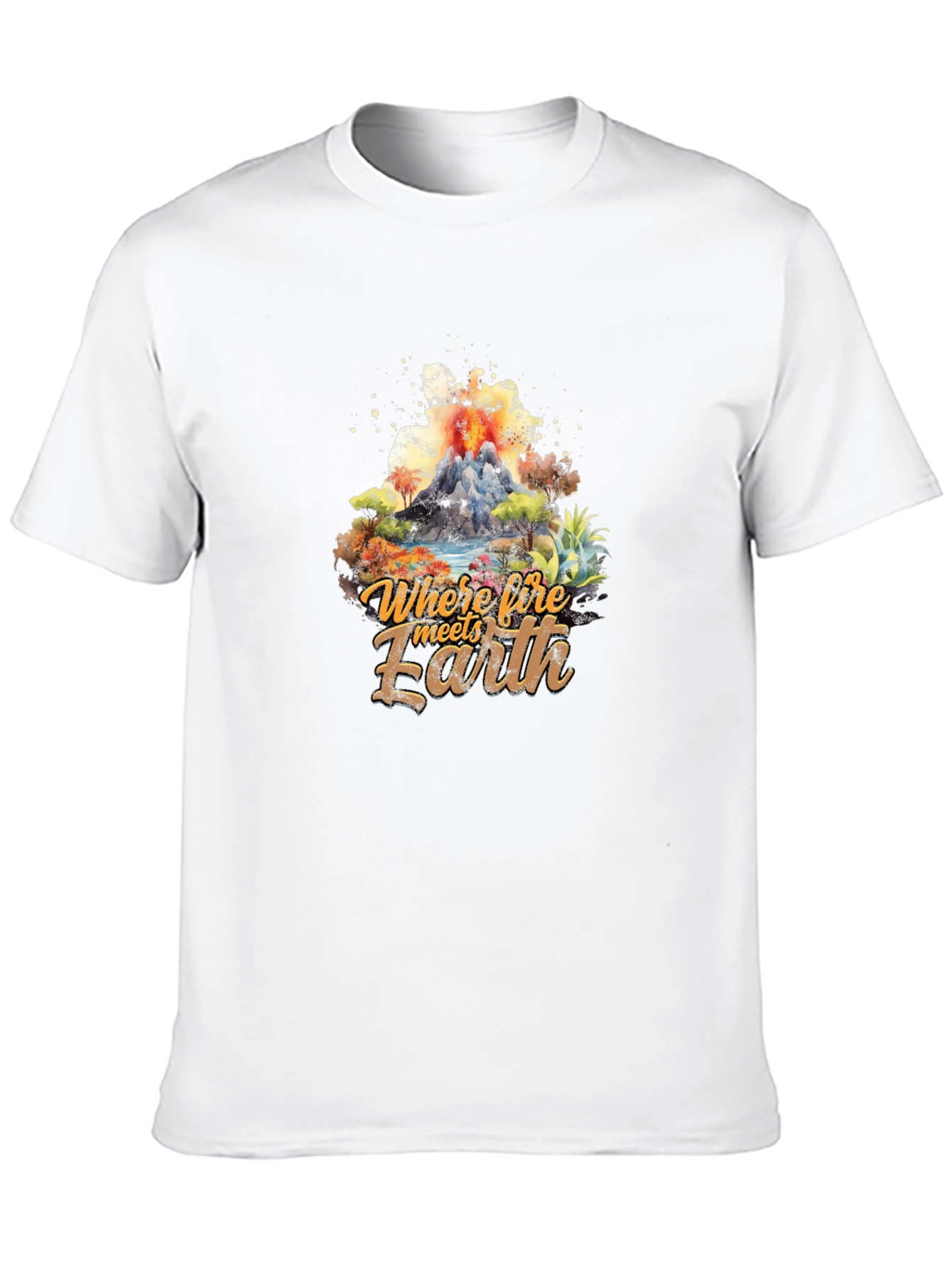 Where Fire Meets Earth Graphic Tee
