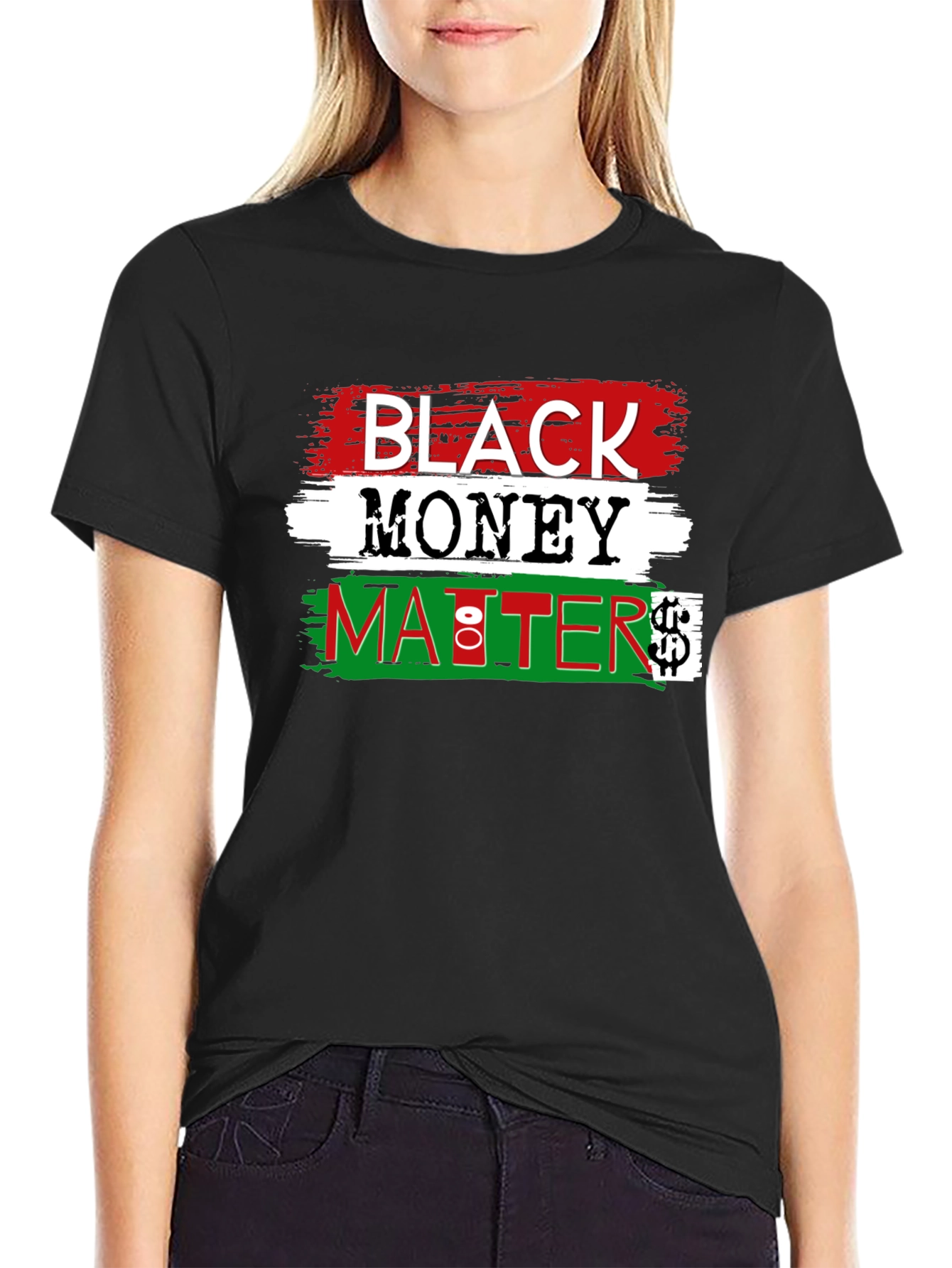 Black Money Matters Graphic Tee
