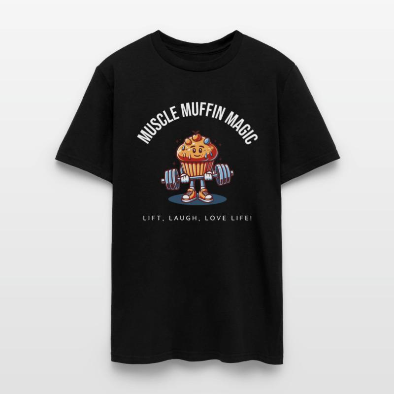 Muscle muffin,lift,laugh,love life funny gym