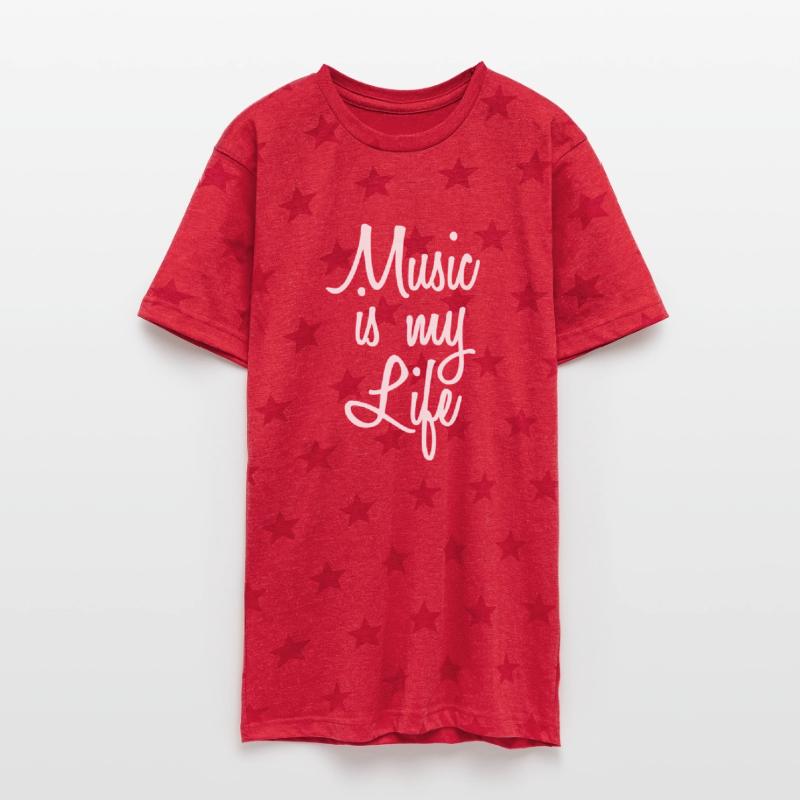 Music is my Life Love Text Saying Club Party Dance