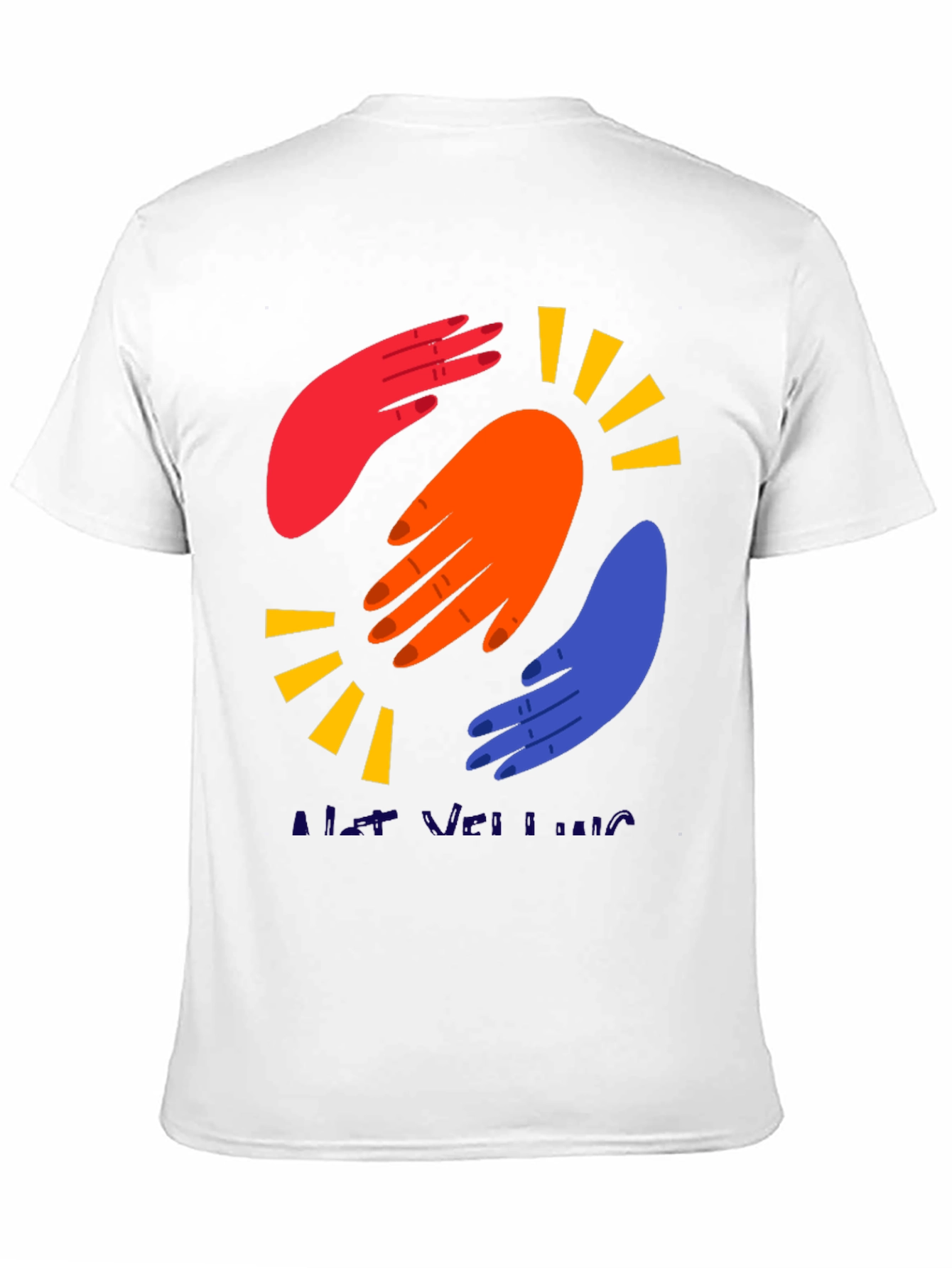 Abstract Hands Graphic Tee