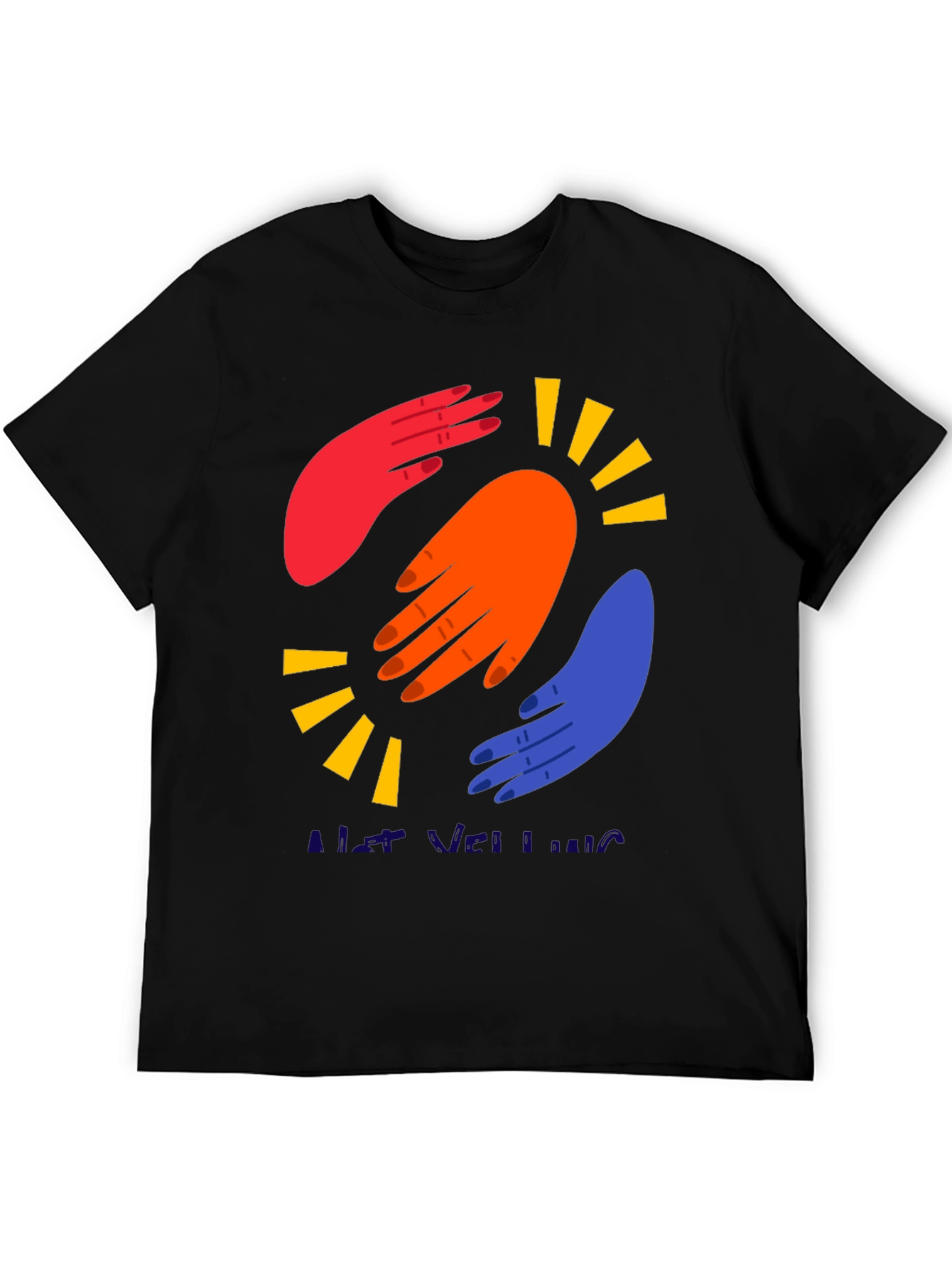 Abstract Hands Graphic Tee
