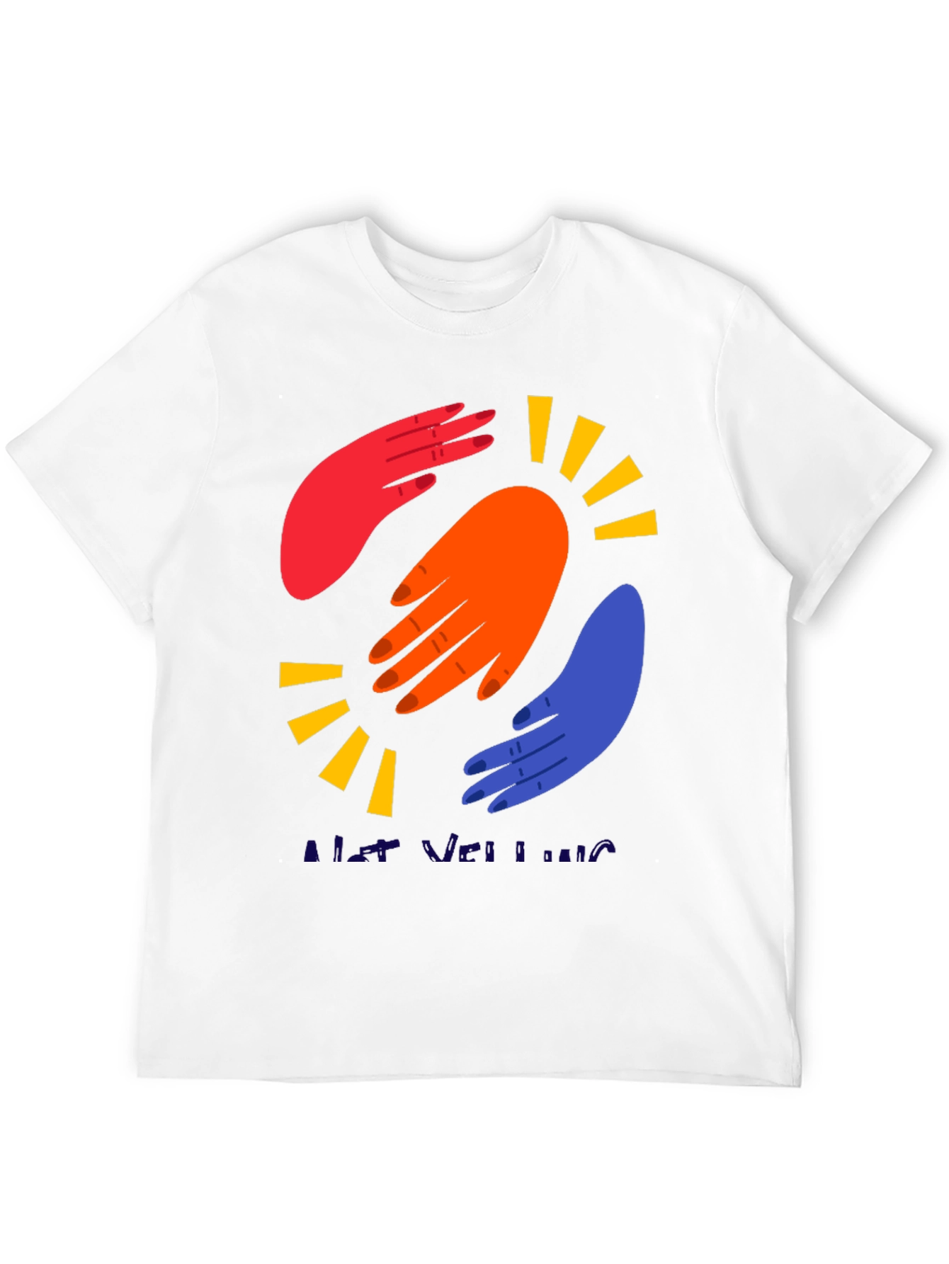 Abstract Hands Graphic Tee