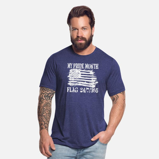 My Pride Month American Flag ©WhiteTigerLLC.Com