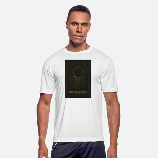 Mystic Black Rose Night Scene