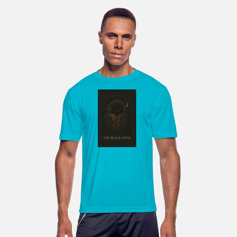 Mystic Black Rose Night Scene