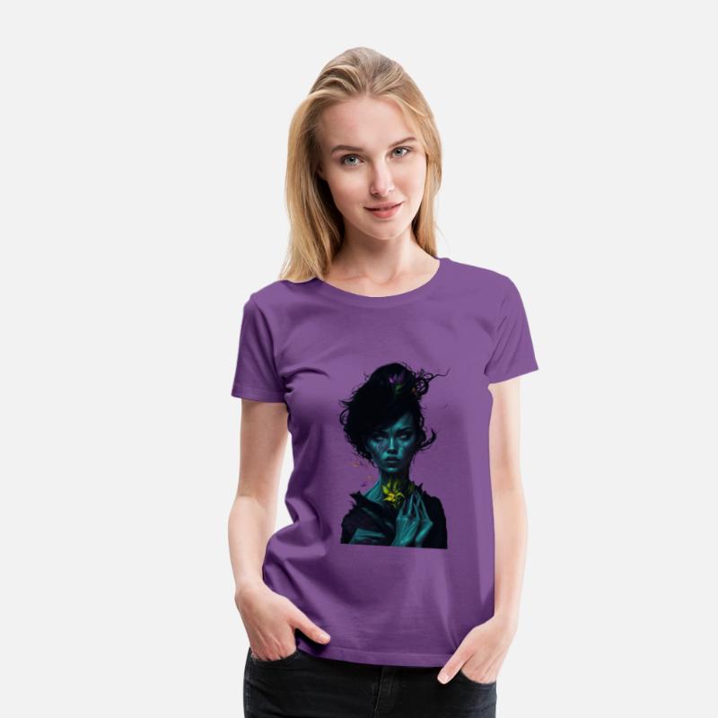 mystic serenity woman t-shirt design