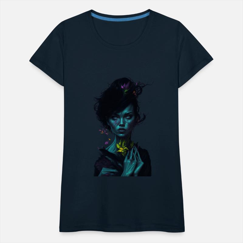mystic serenity woman t-shirt design