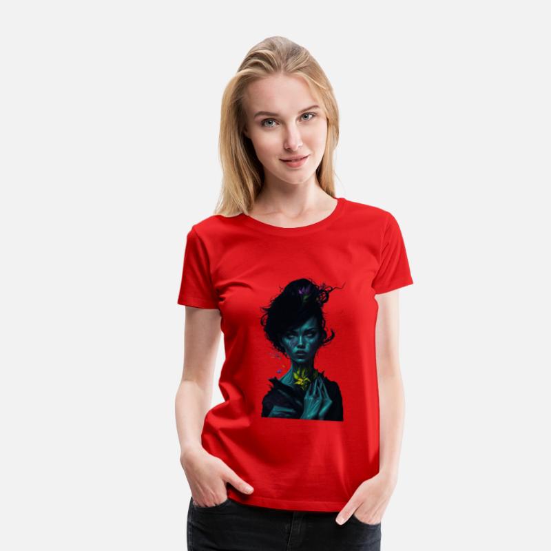 mystic serenity woman t-shirt design