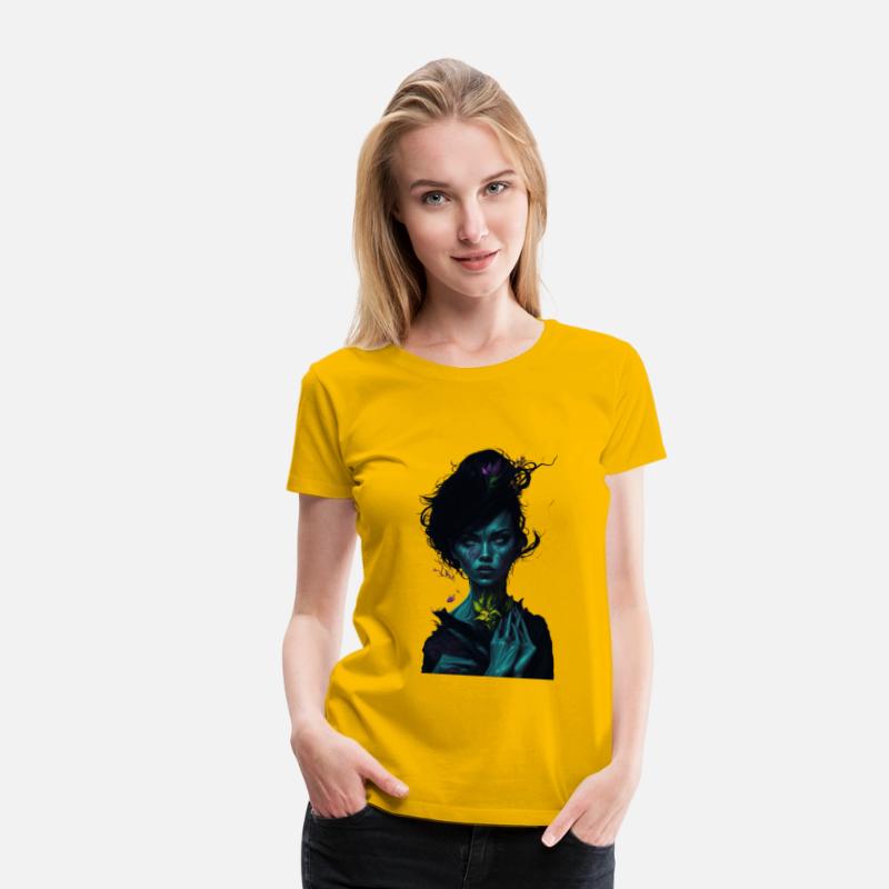 mystic serenity woman t-shirt design