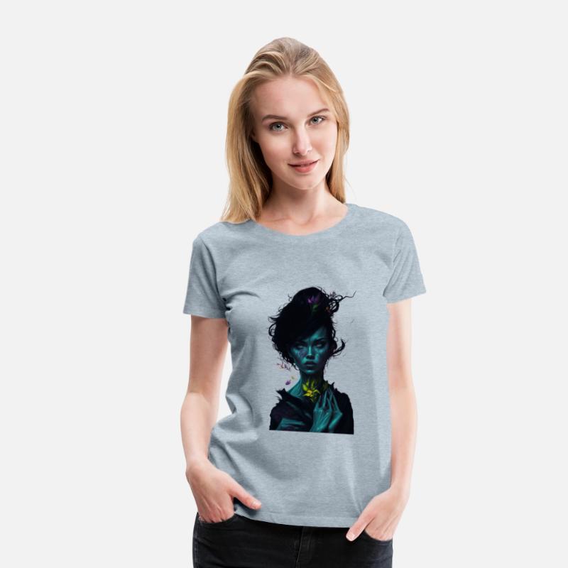 mystic serenity woman t-shirt design